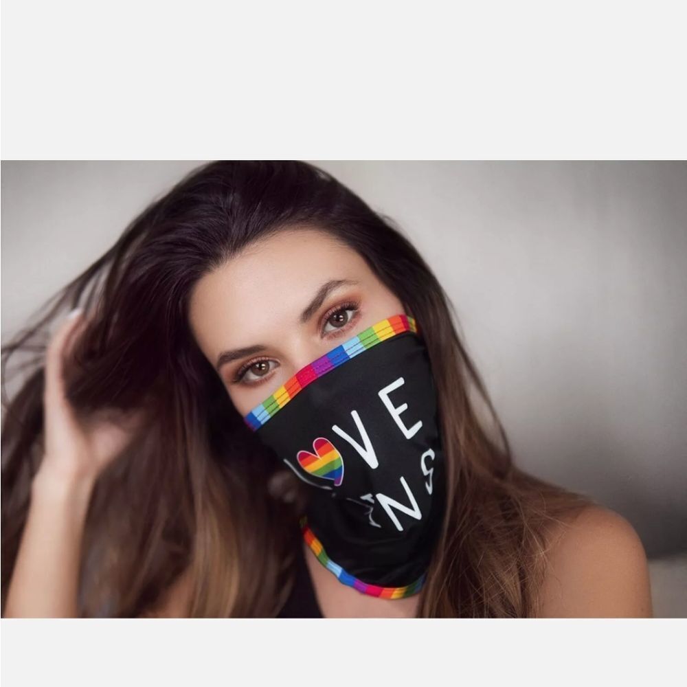 Face/ Neck Bandana - Love Wins